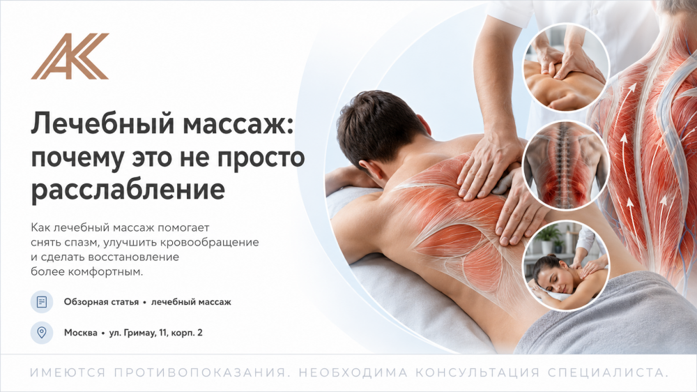 Лечебный массаж: почему это не просто расслабление
