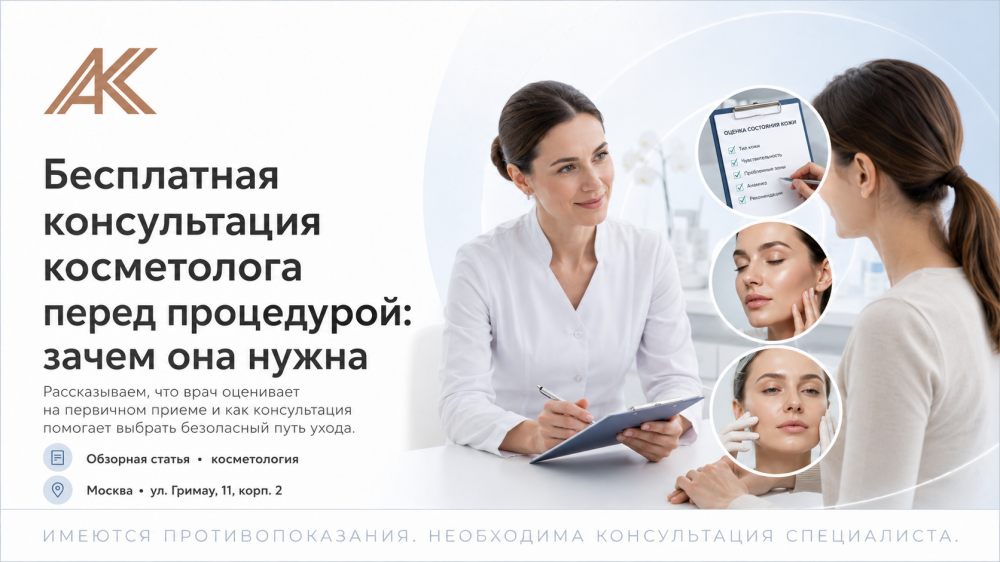 Бесплатная консультация косметолога перед процедурой: зачем она нужна