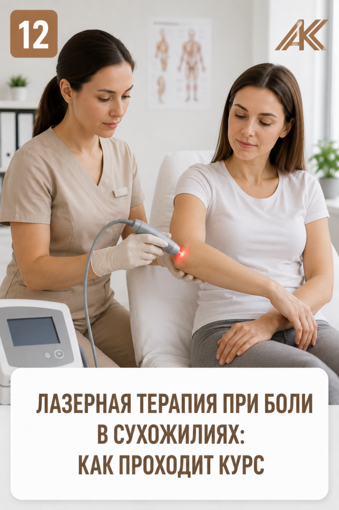 Лазерная терапия при боли в сухожилиях: как проходит курс