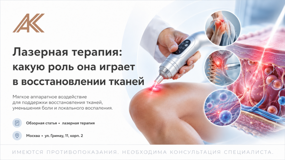 Лазерная терапия: какую роль она играет в восстановлении тканей