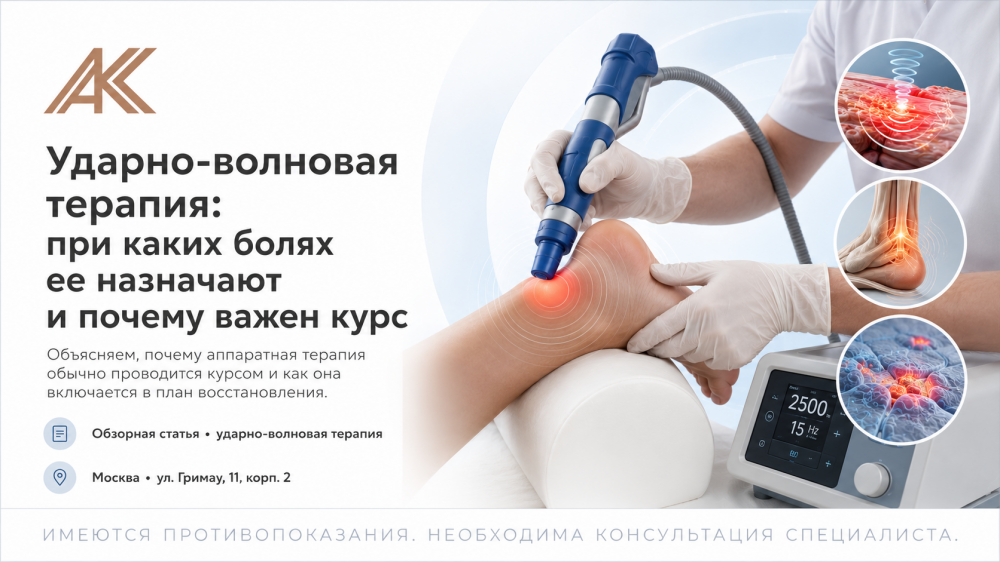Ударно-волновая терапия: при каких болях ее назначают и почему важен курс