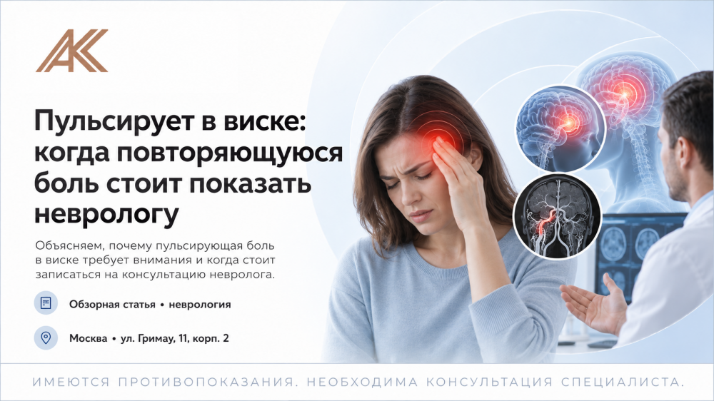 Пульсирует в виске: когда повторяющуюся боль стоит показать неврологу