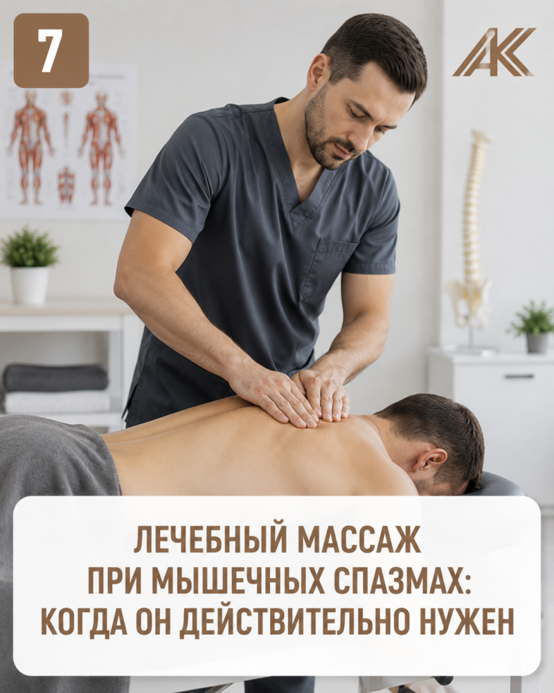 Лечебный массаж при мышечных спазмах: когда он действительно нужен